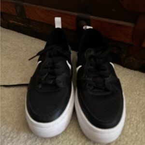 Women’s Black and White Sneakers